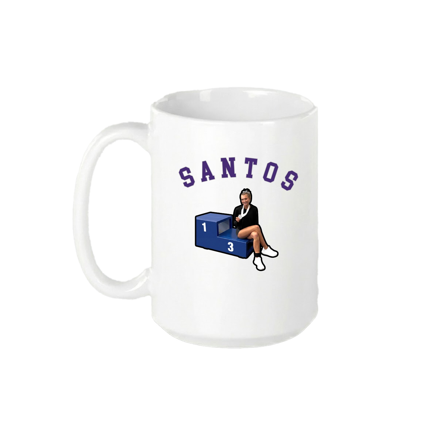 15oz Coffee Mug — Shirsey Arch in White