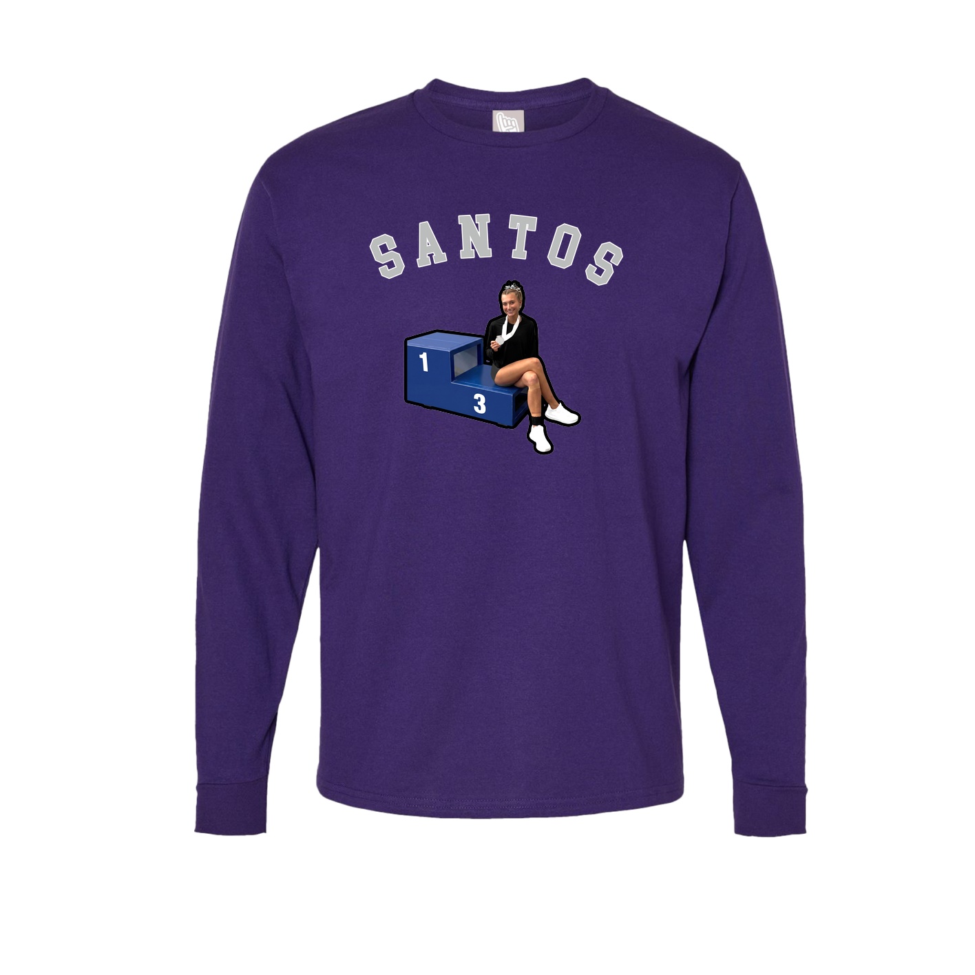 Long Sleeve Tee — Shirsey Arch in Purple