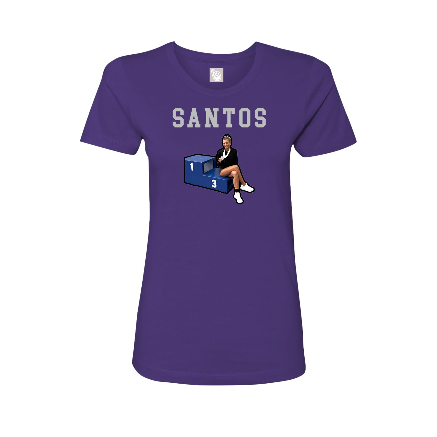 Fitted Women's Tee — Shirsey in Purple