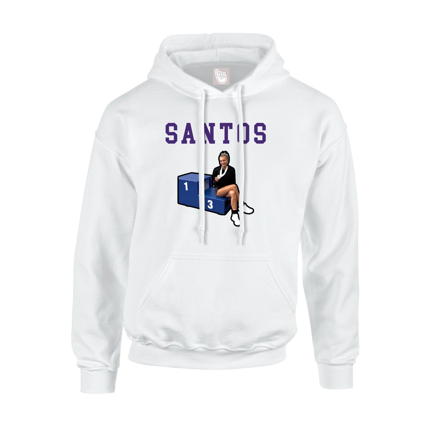 Hoodie — Shirsey in White