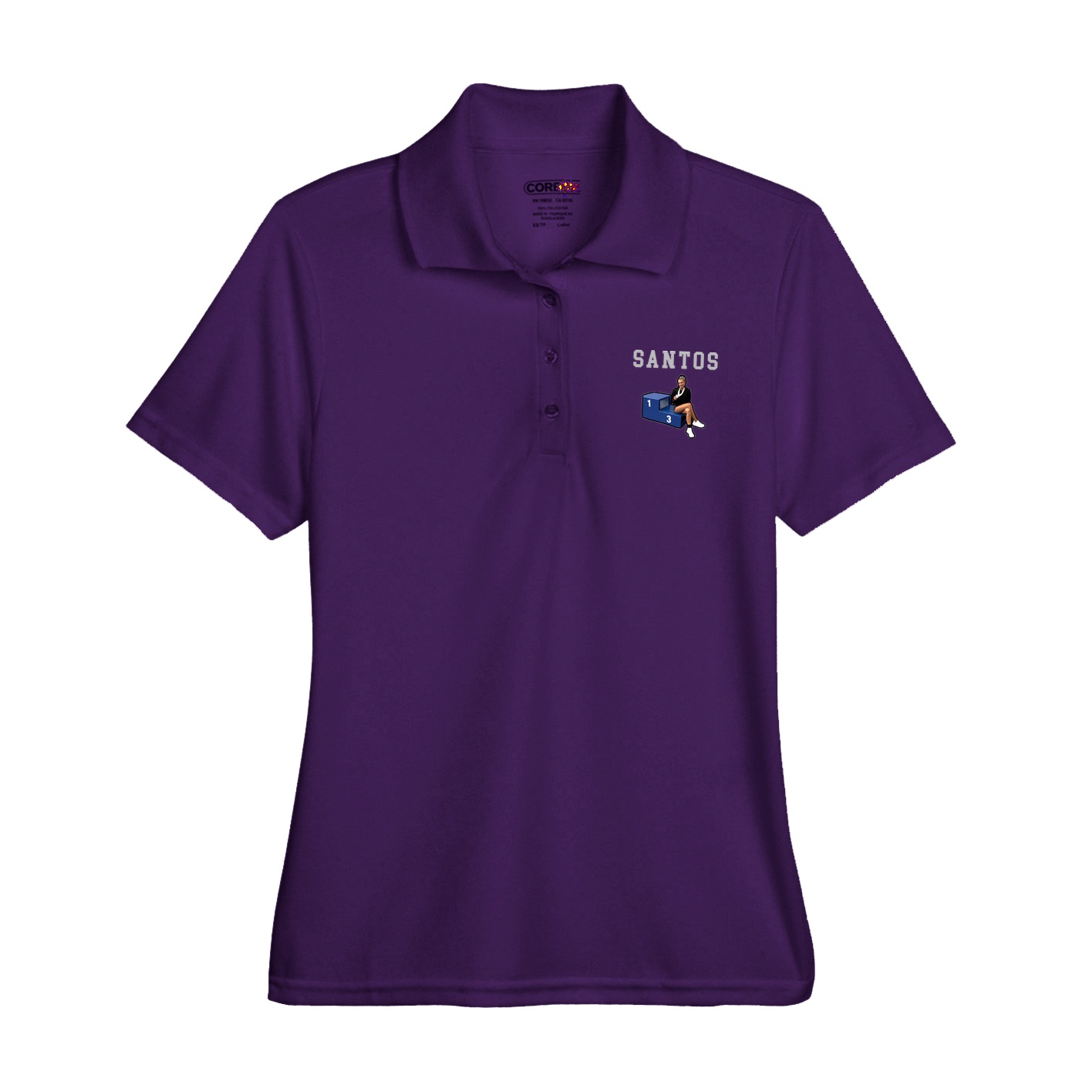Womens Performance Polo — Shirsey in Purple