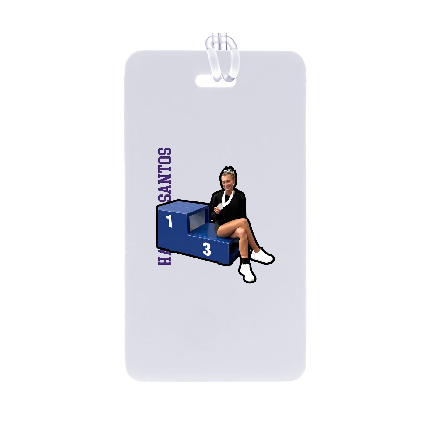 Bag Tag — Name Vertical in Classic
