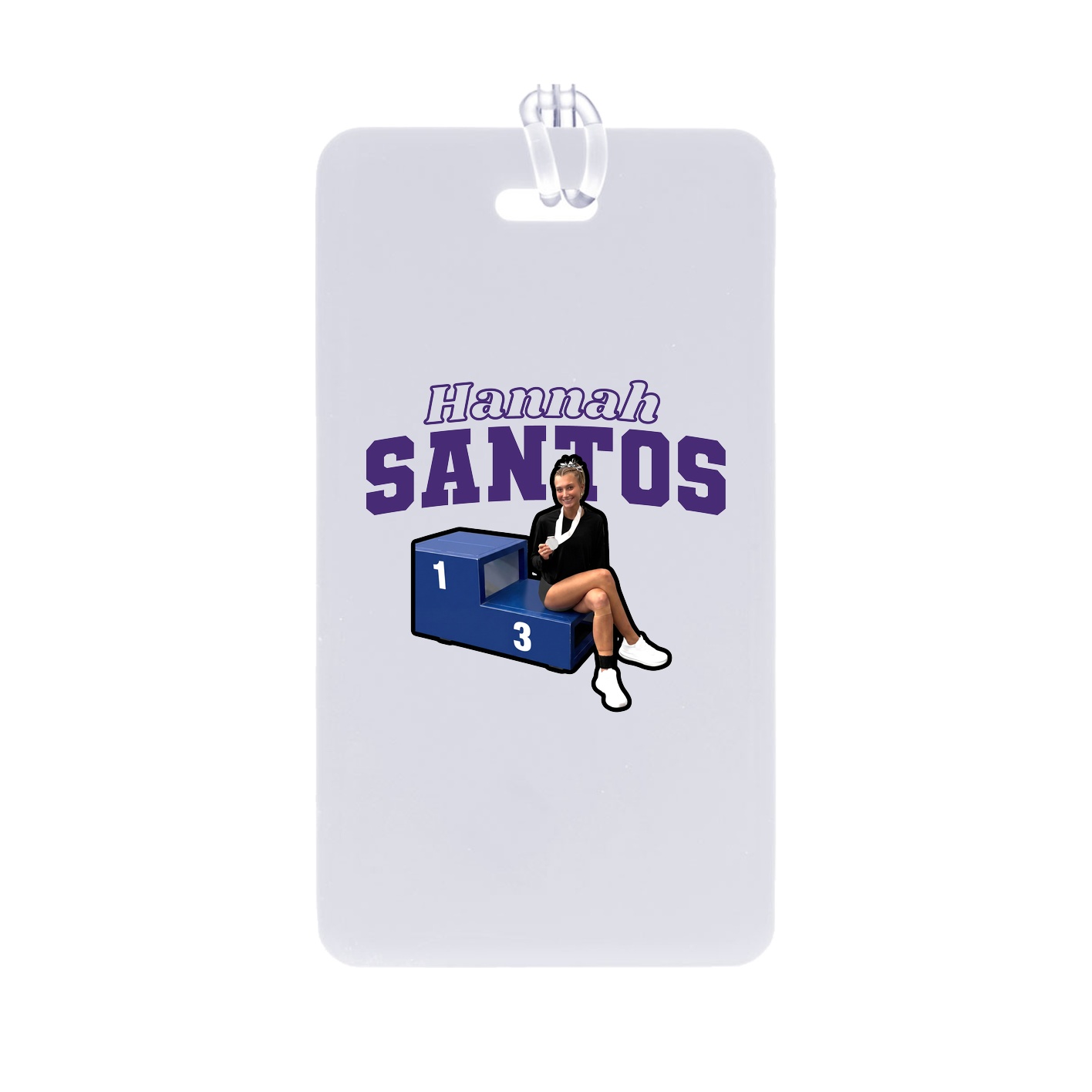 Bag Tag — Name Arch in Classic