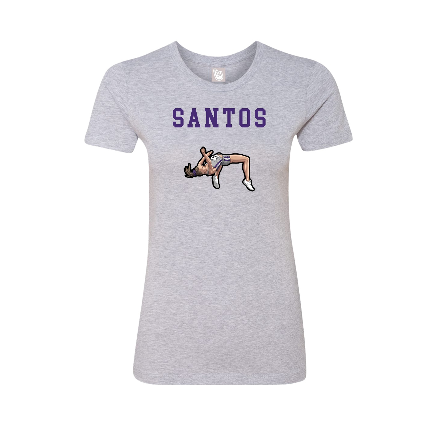 Fitted Women's Tee — Shirsey in Grey