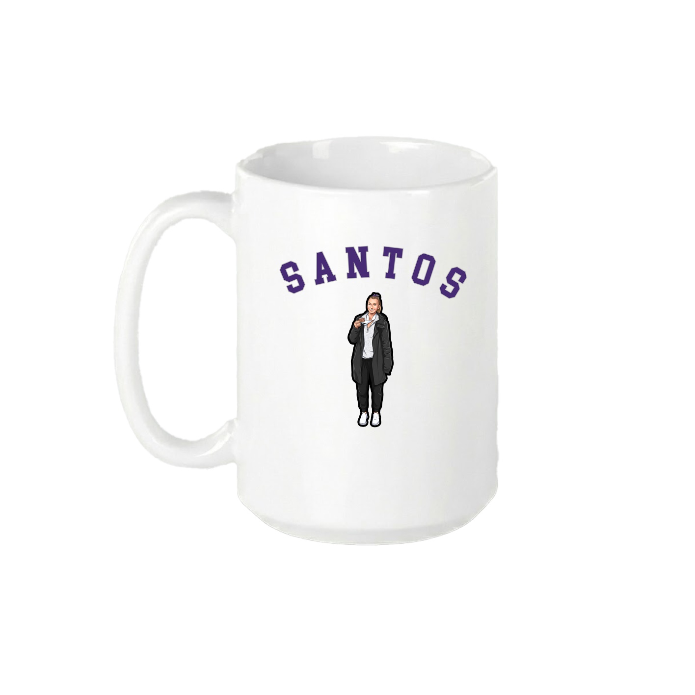 15oz Coffee Mug — Shirsey Arch in White