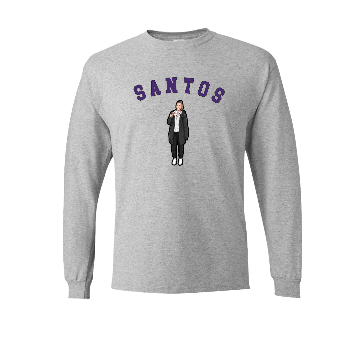 Long Sleeve Tee — Shirsey Arch in Grey