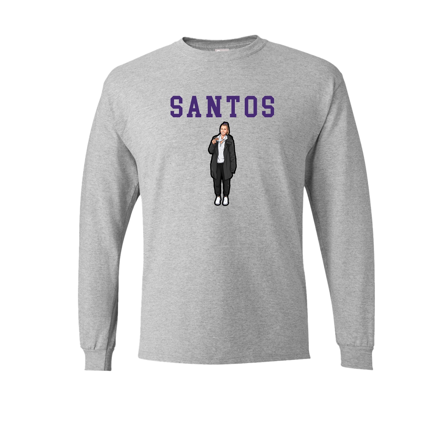 Long Sleeve Tee — Shirsey in Grey