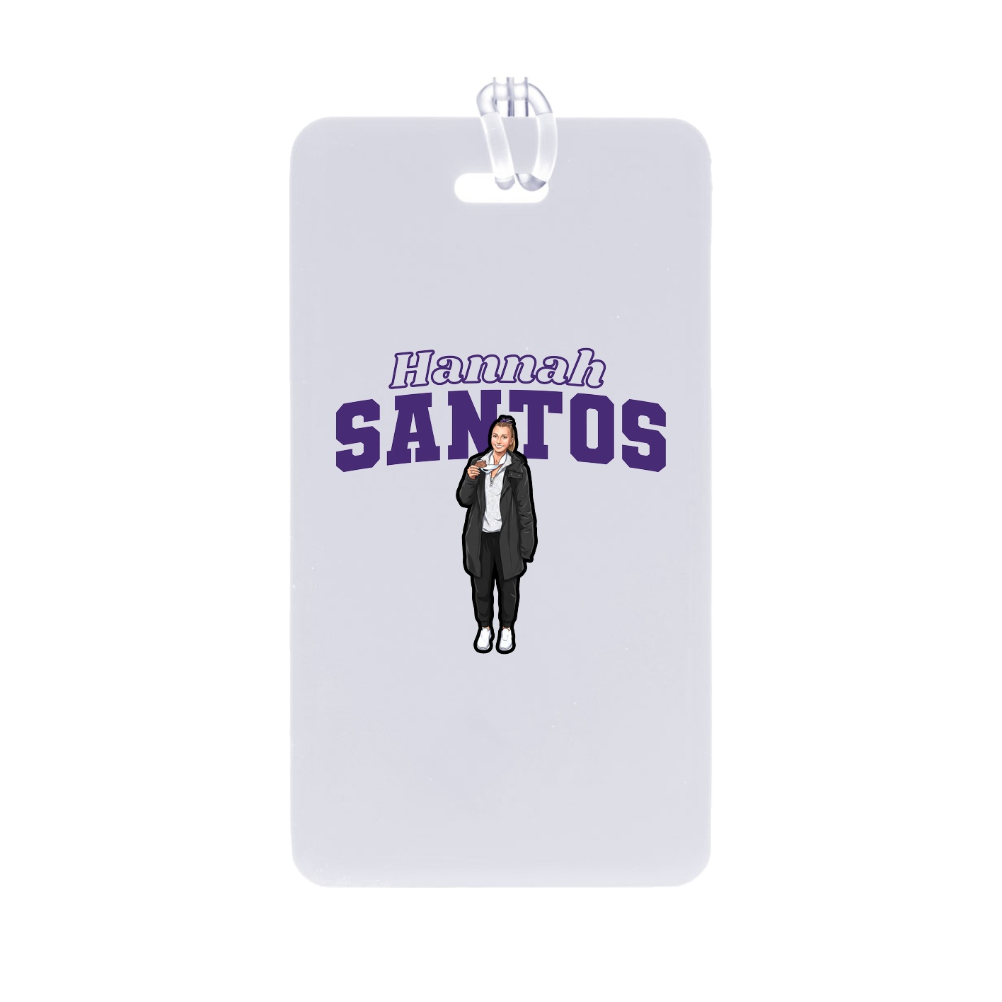 Bag Tag — Name Arch in Classic