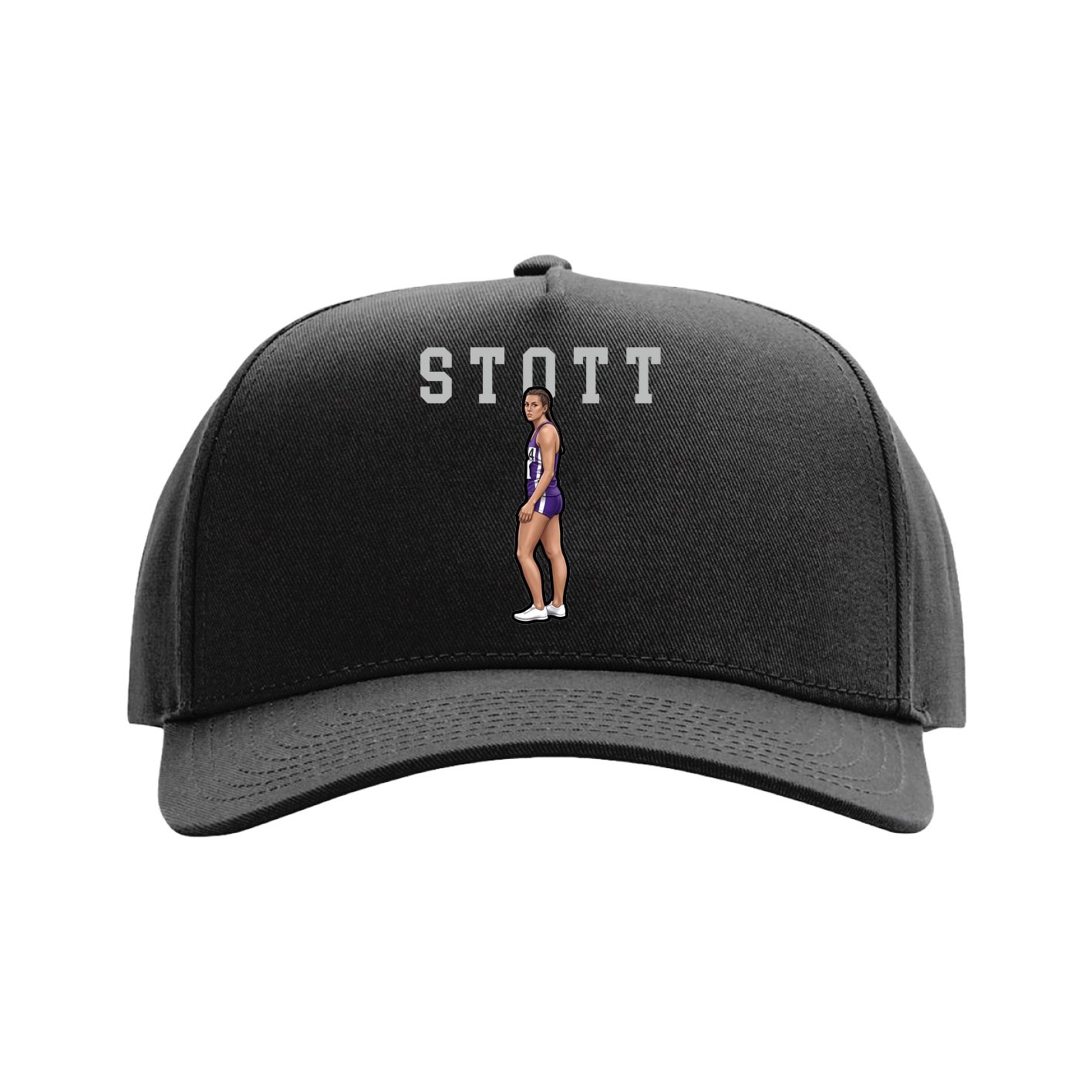 Full Fabric Five-Panel Champ Cap