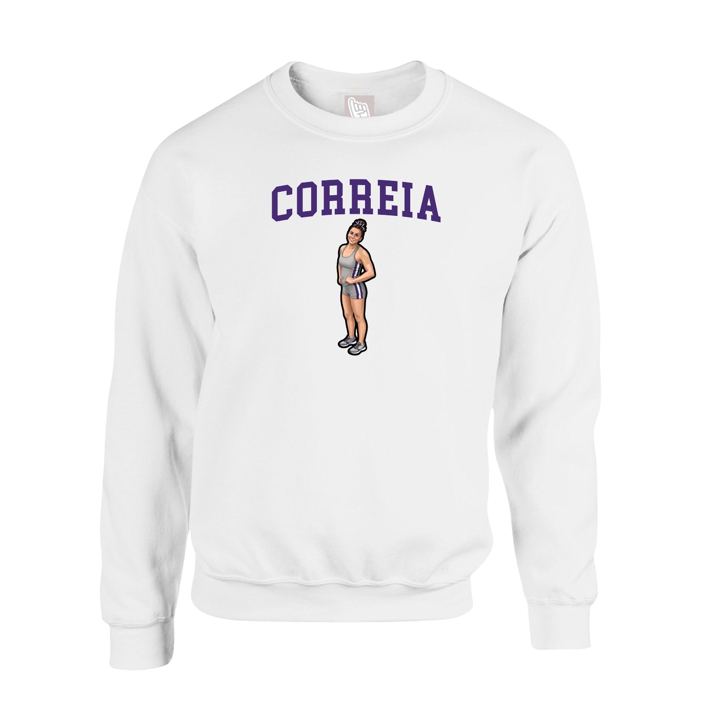 Fleece Crew — Shirsey in White