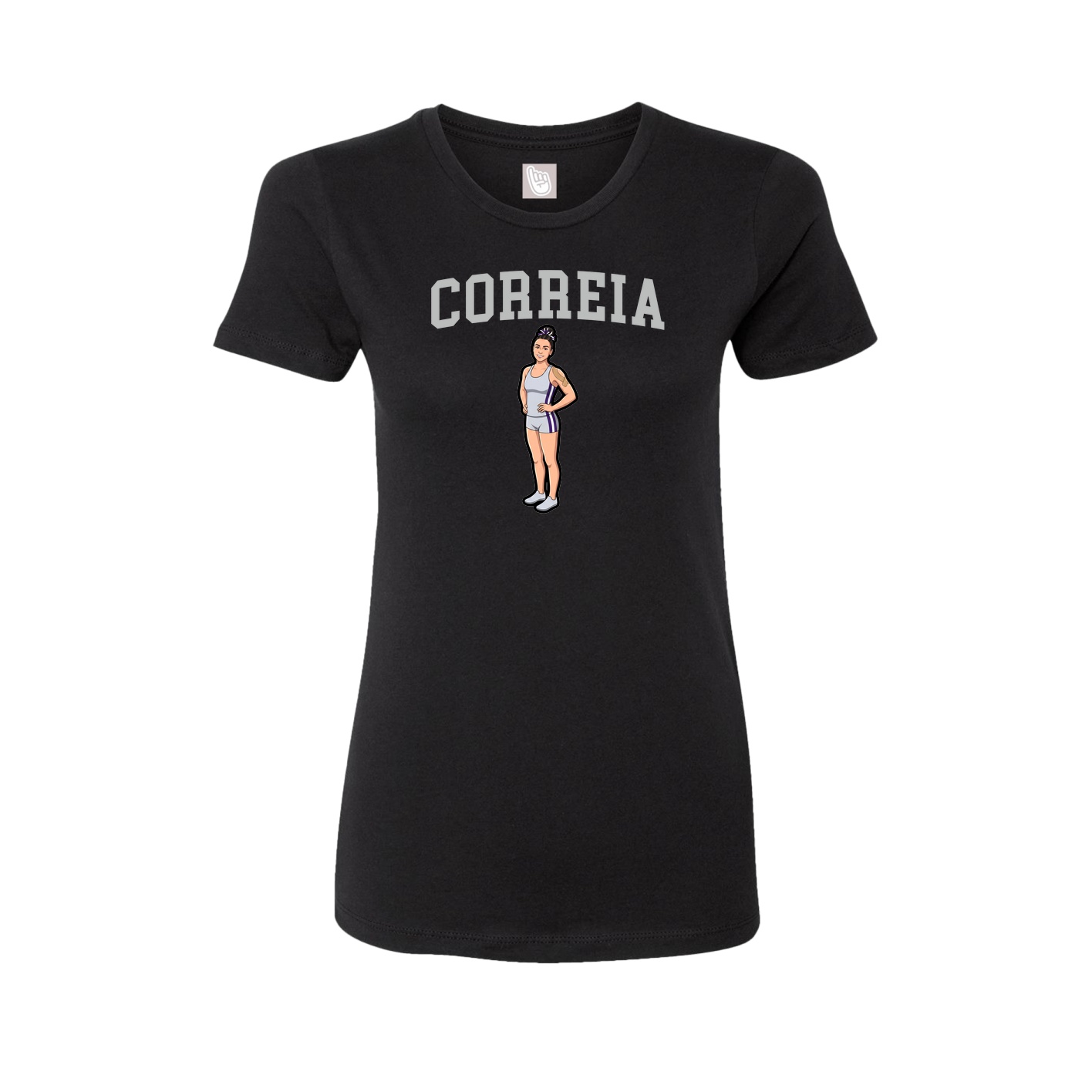 Fitted Women's Tee — Shirsey in Black