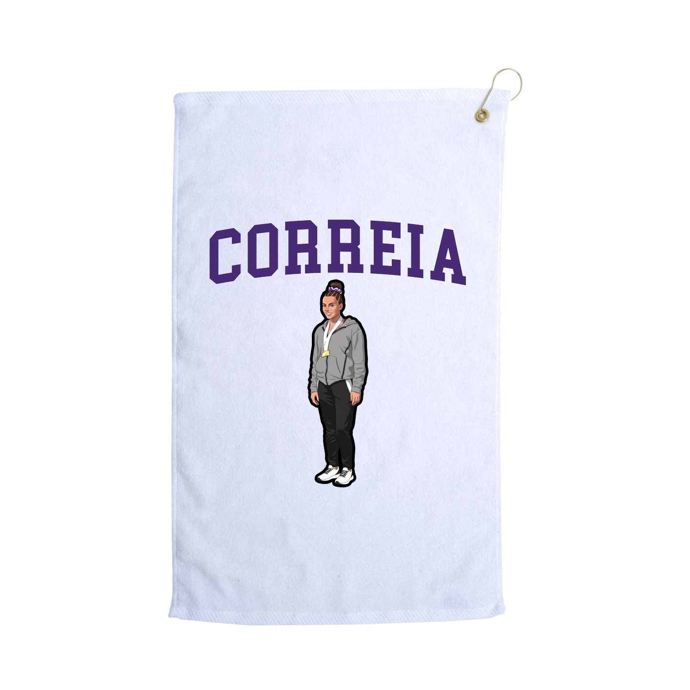 Golf Towel — Shirsey in White