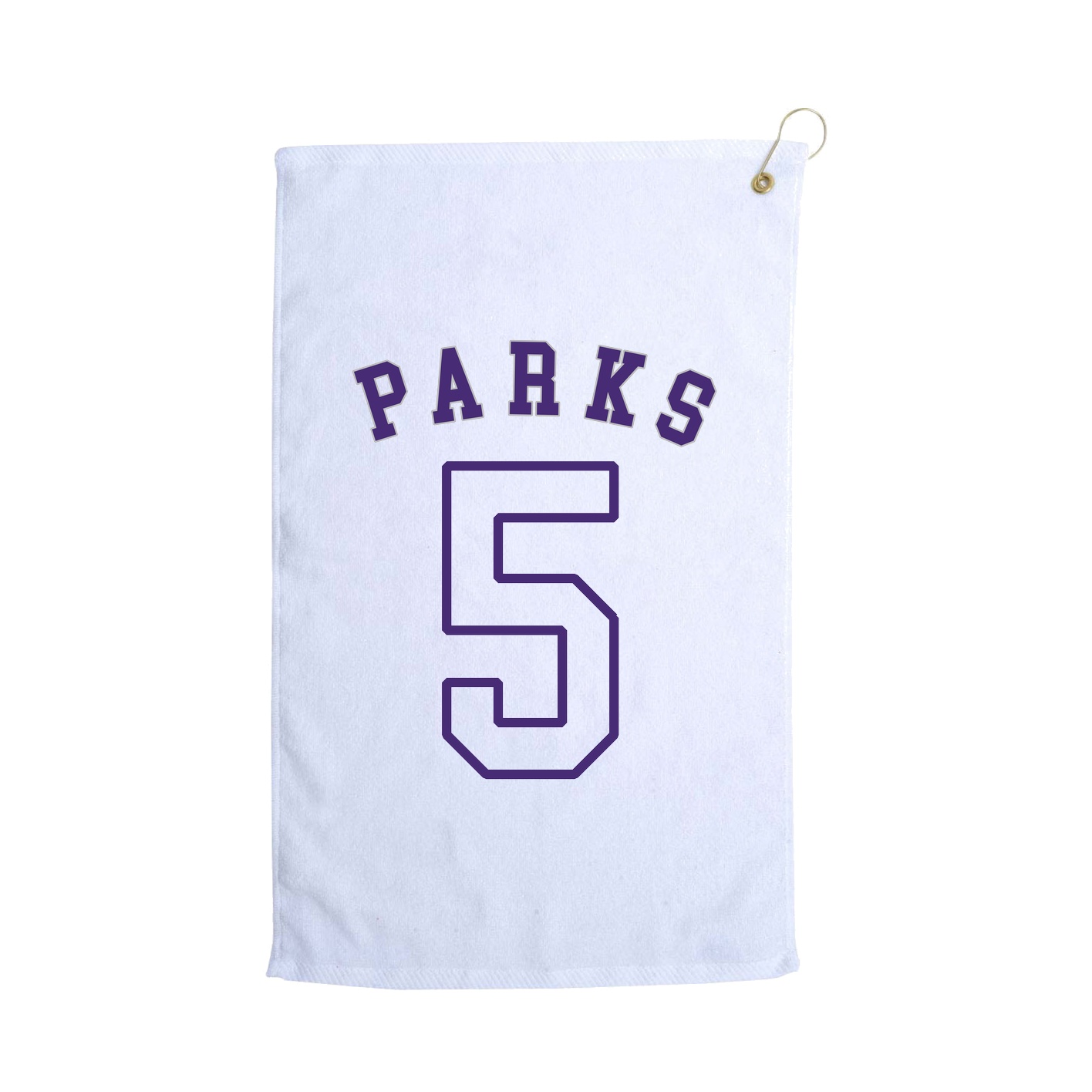 Golf Towel — Shirsey Arch in White