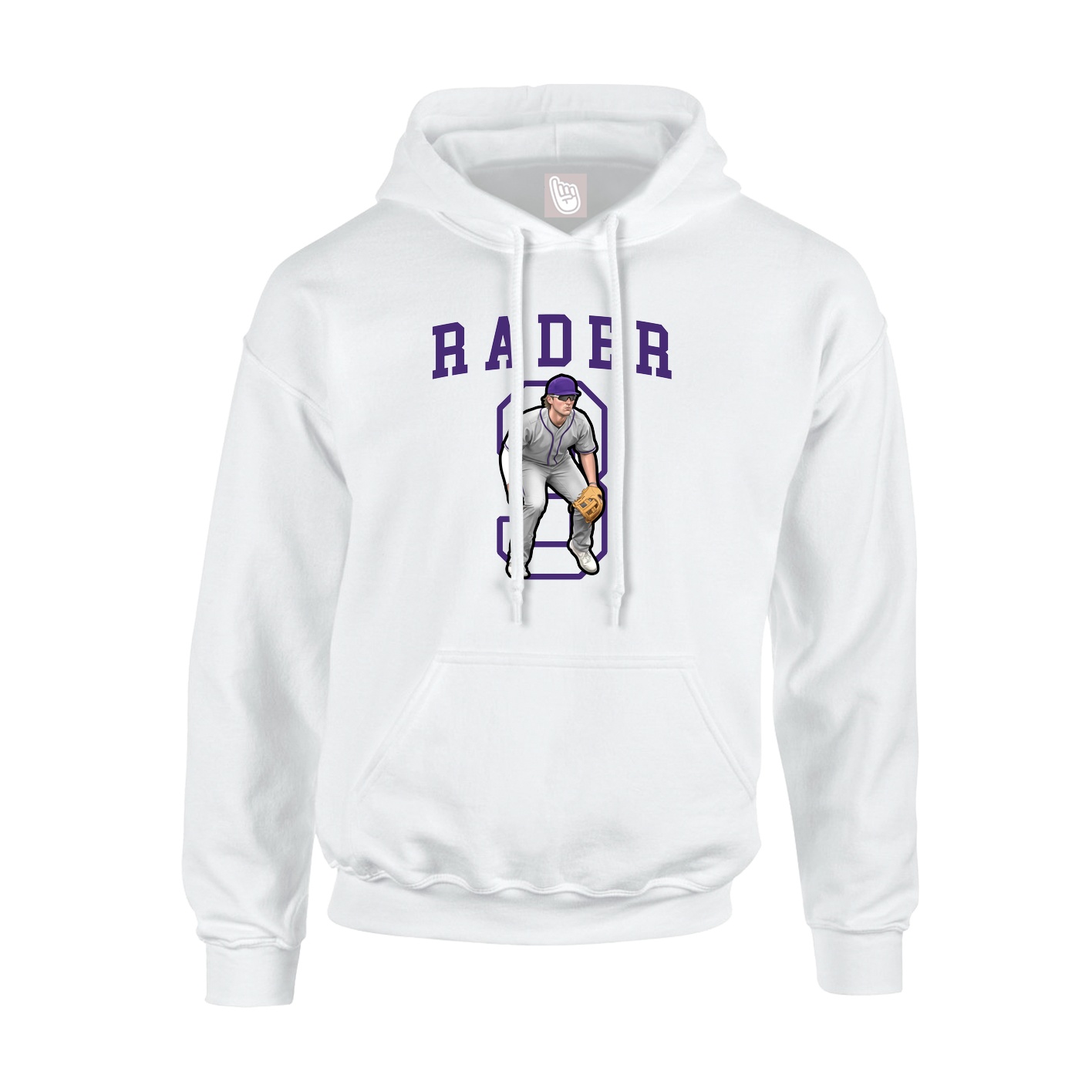 Hoodie — Shirsey in White