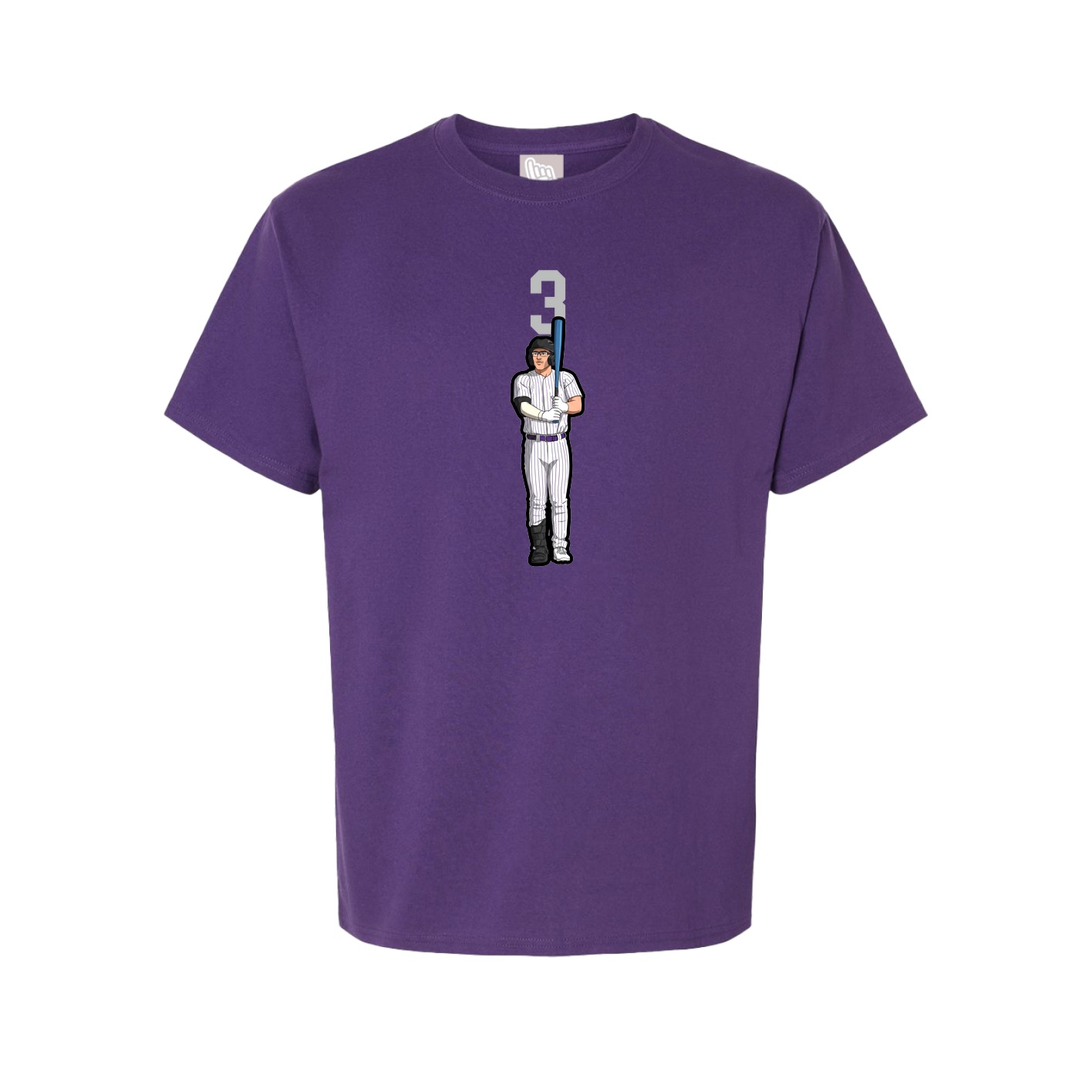 Tee — Number Top in Purple