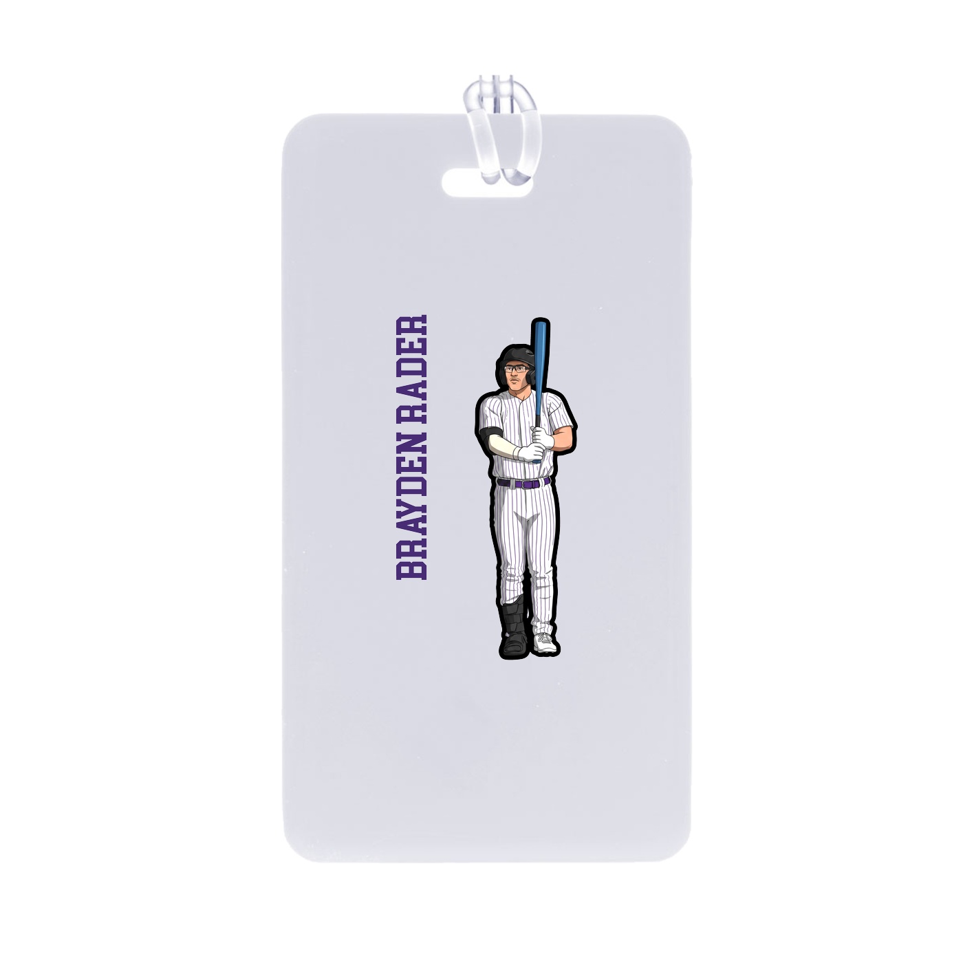 Bag Tag — Name Vertical in Classic