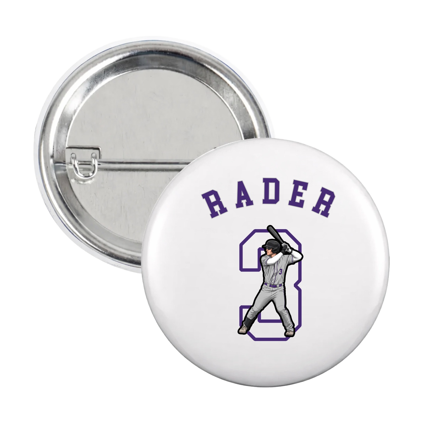Game Day Button — Shirsey Arch in White