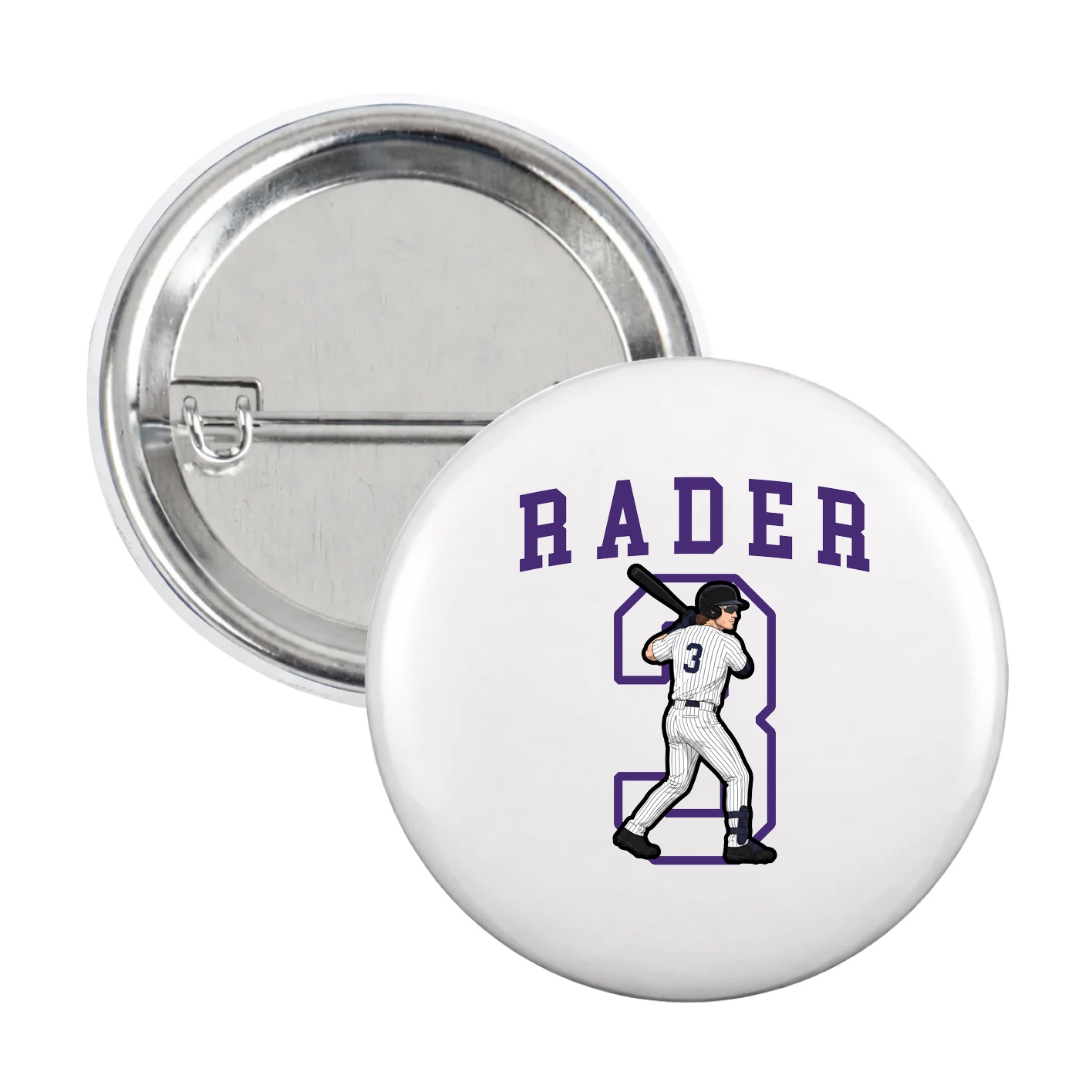 Game Day Button — Shirsey in White