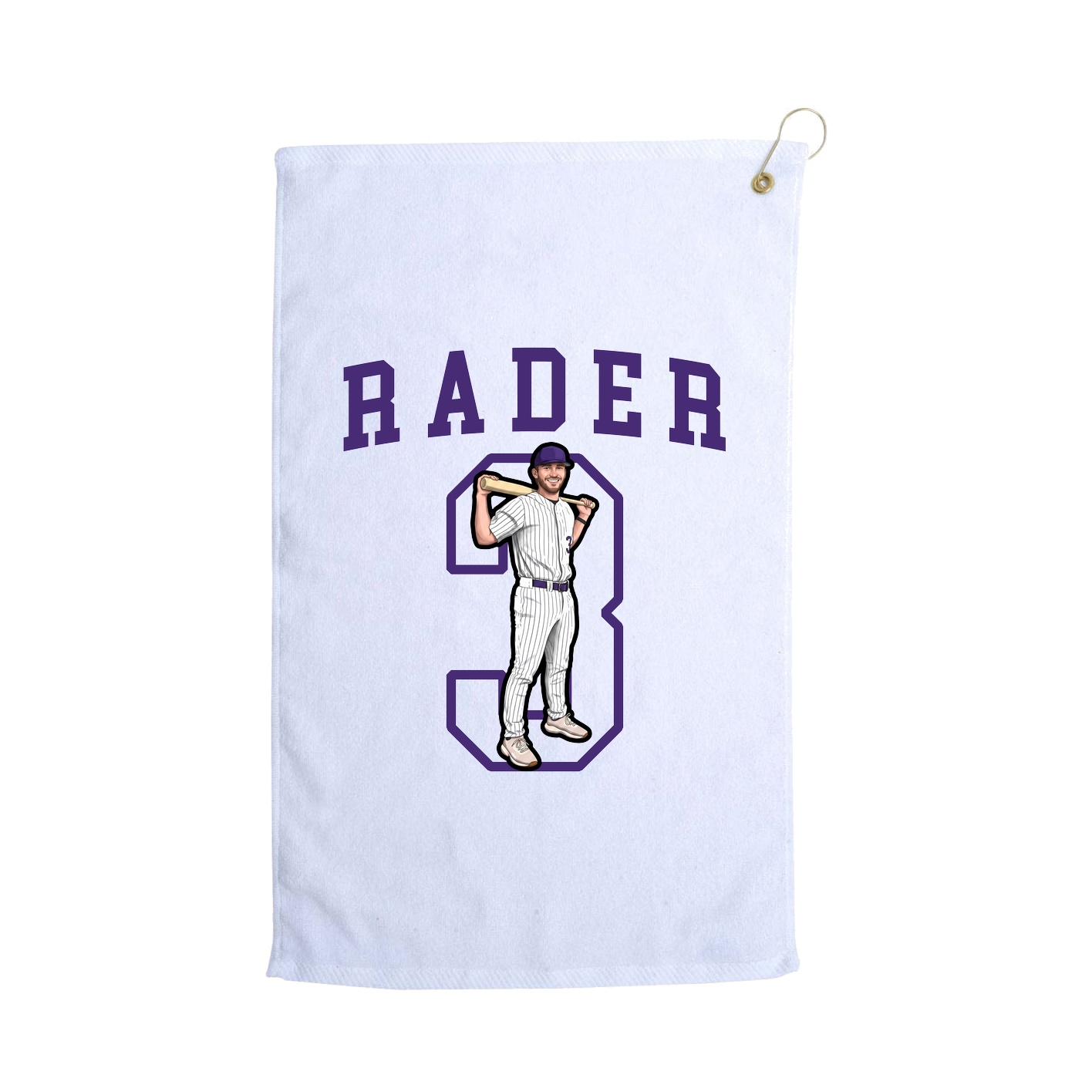 Golf Towel — Shirsey in White