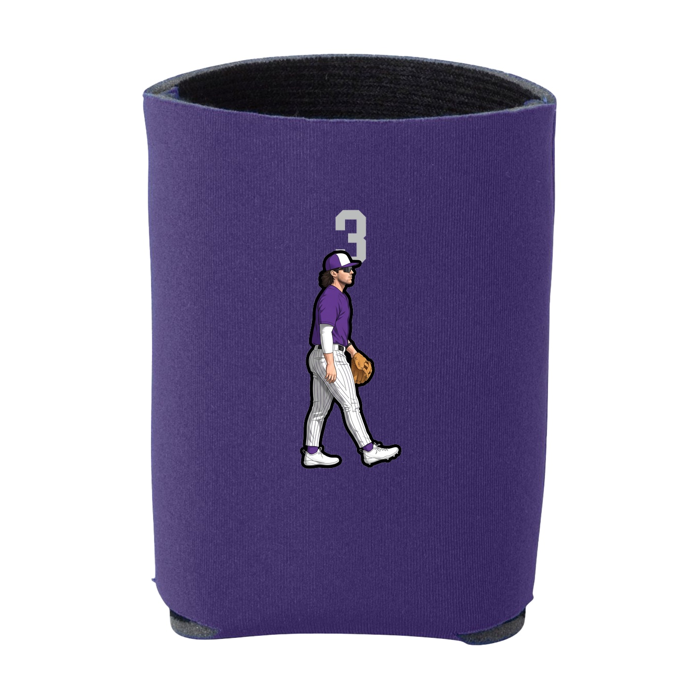 Can Holder — Number Top in Purple