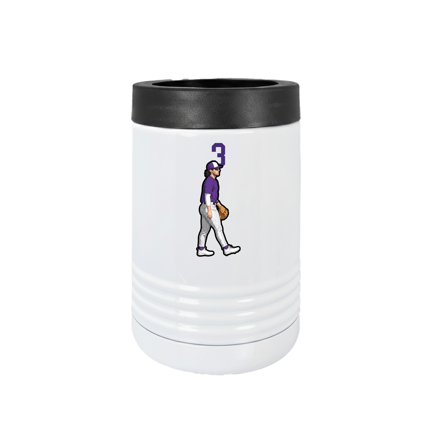 Beverage Holder — Number Top in White