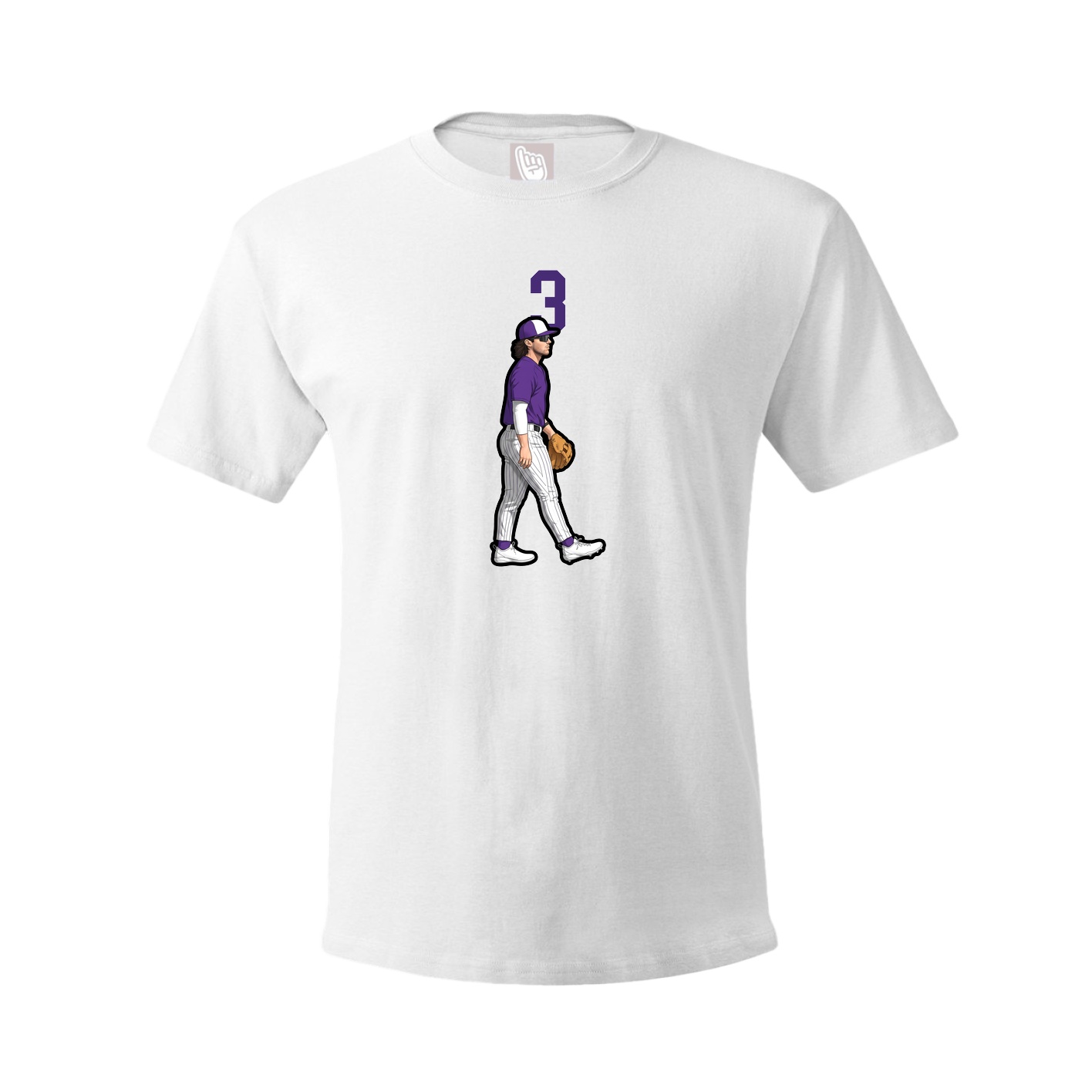 Tee — Number Top in White