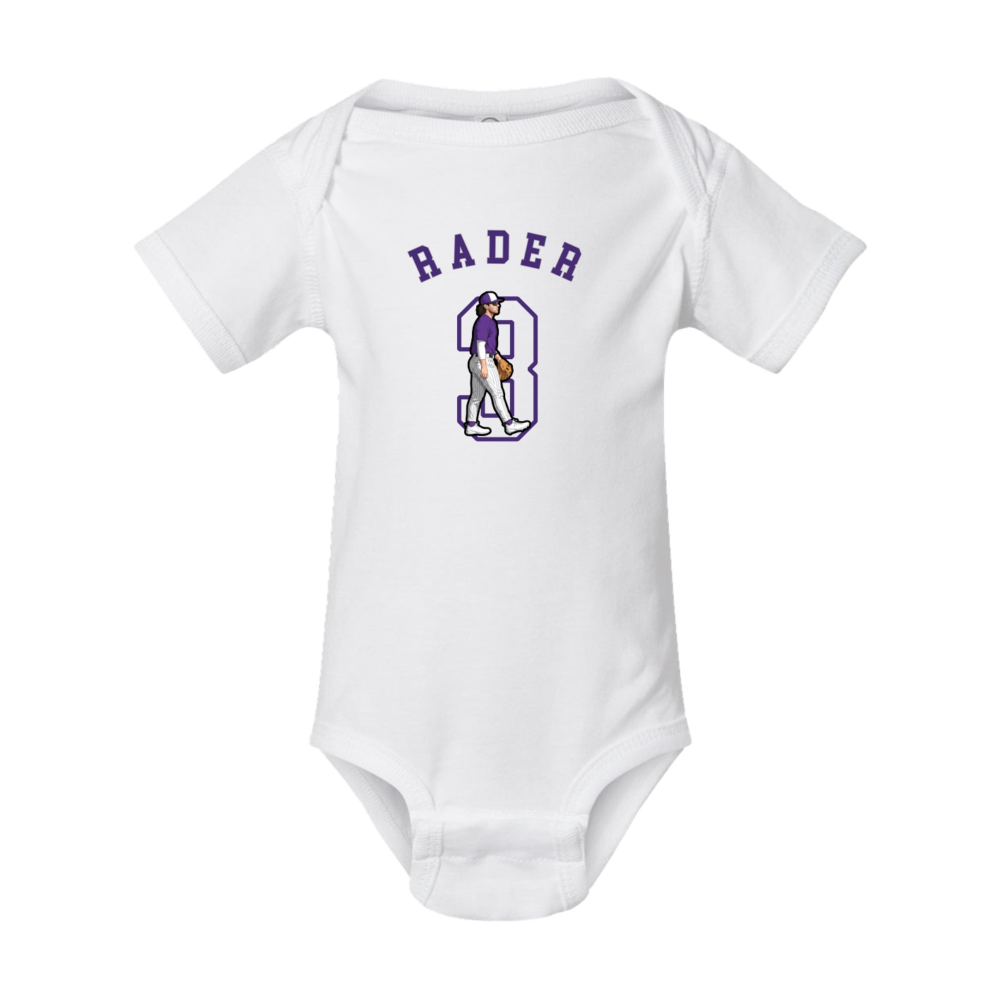 Baby Onesie — Shirsey Arch in White