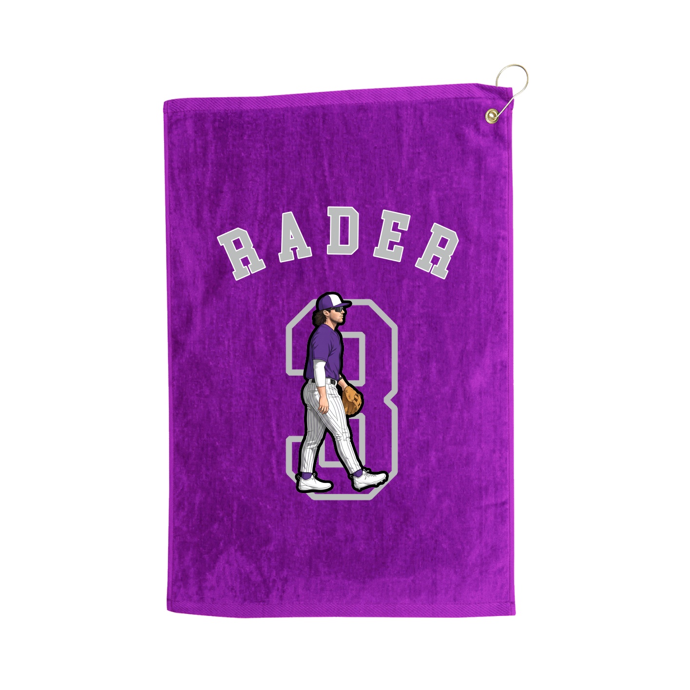 Golf Towel — Shirsey Arch in Purple