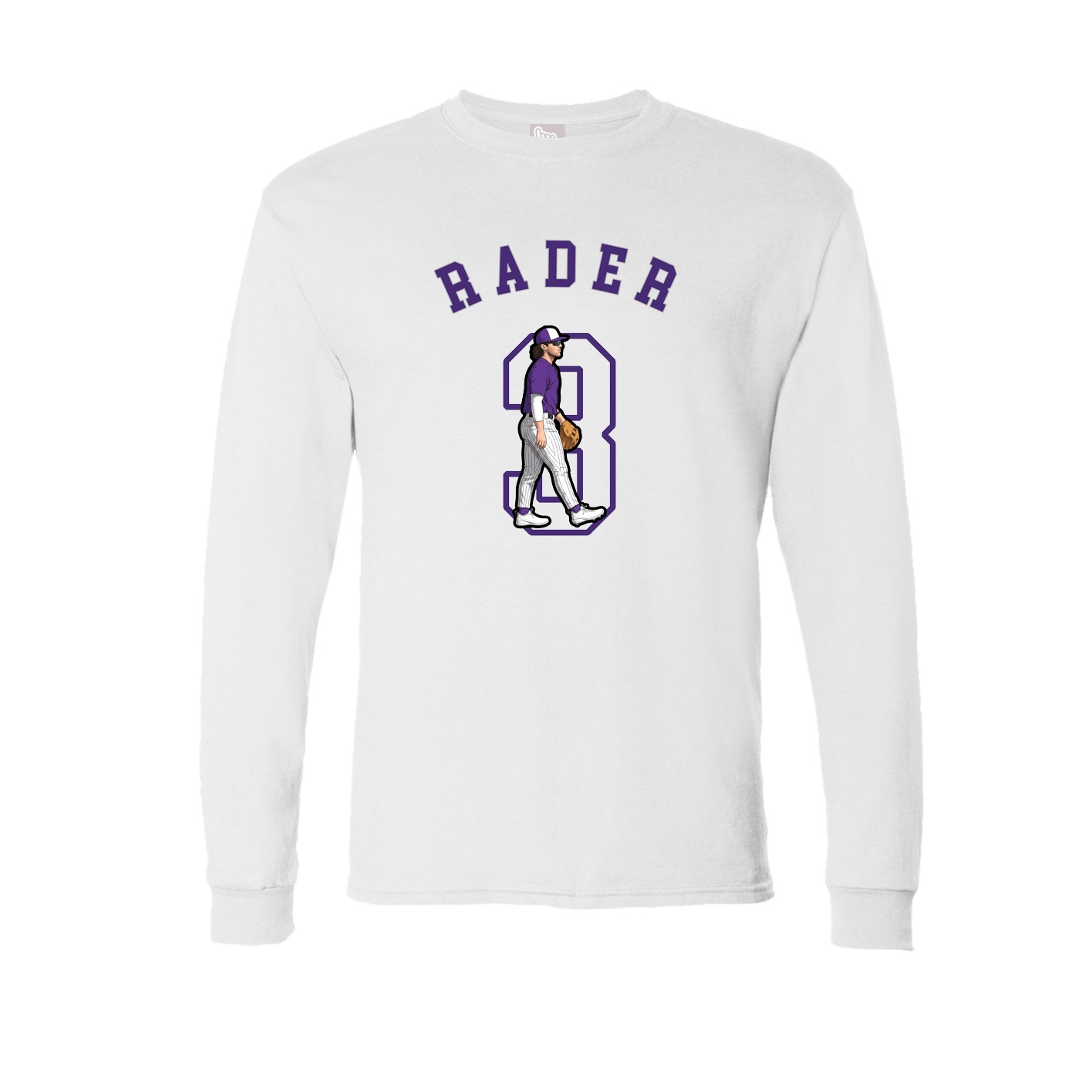 Long Sleeve Tee — Shirsey Arch in White