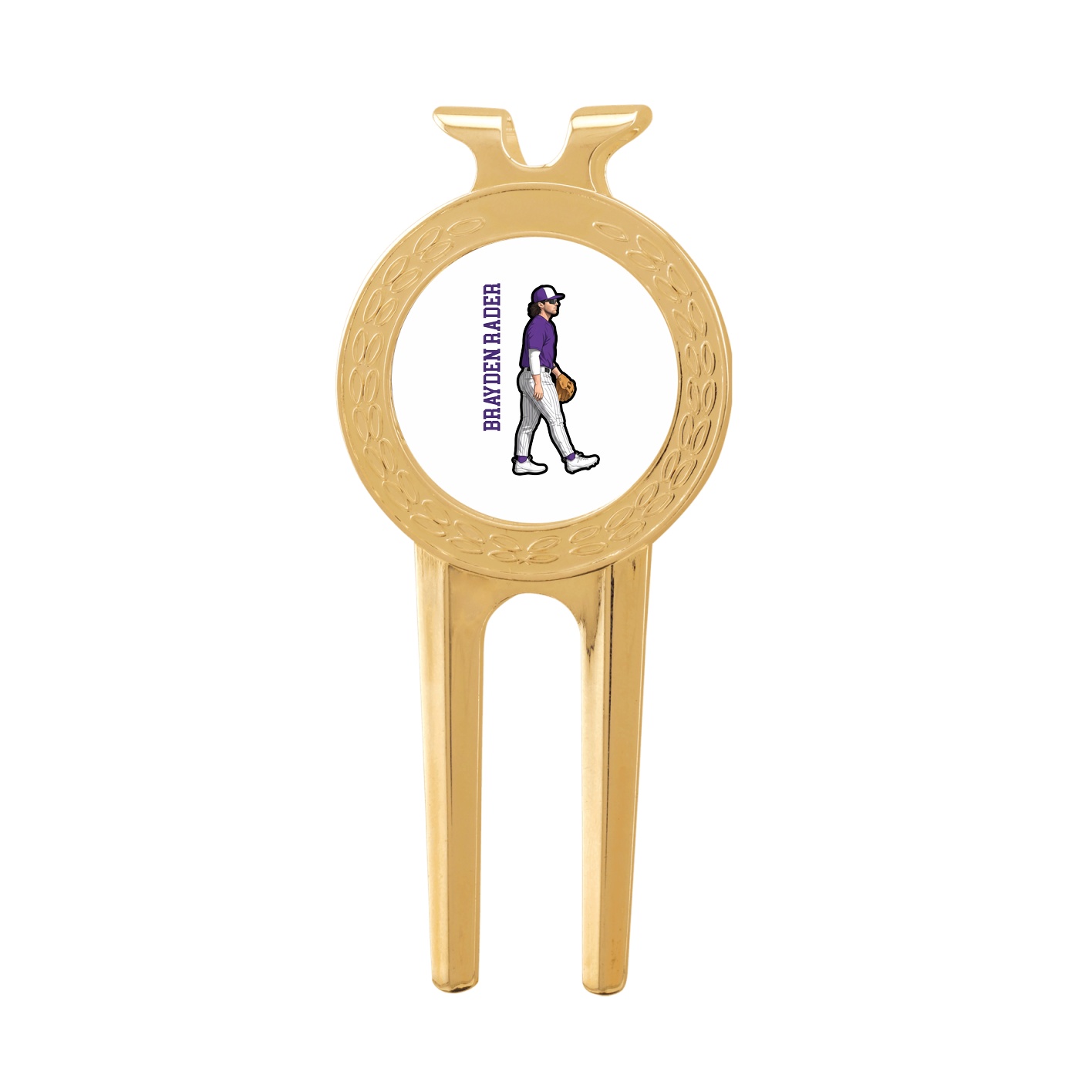 Divot Tool with Ball Marker — Name Vertical in Classic