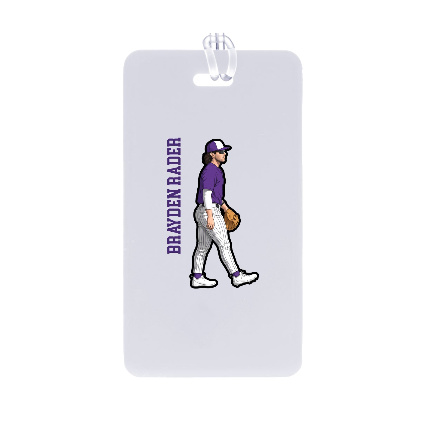 Bag Tag — Name Vertical in Classic
