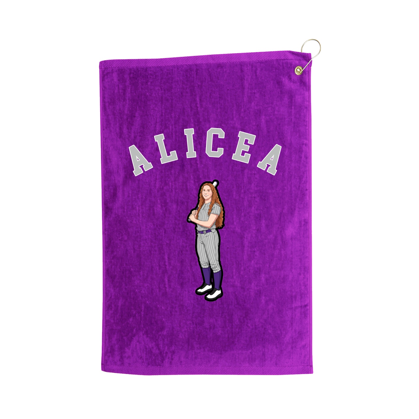 Golf Towel — Shirsey Arch in Purple