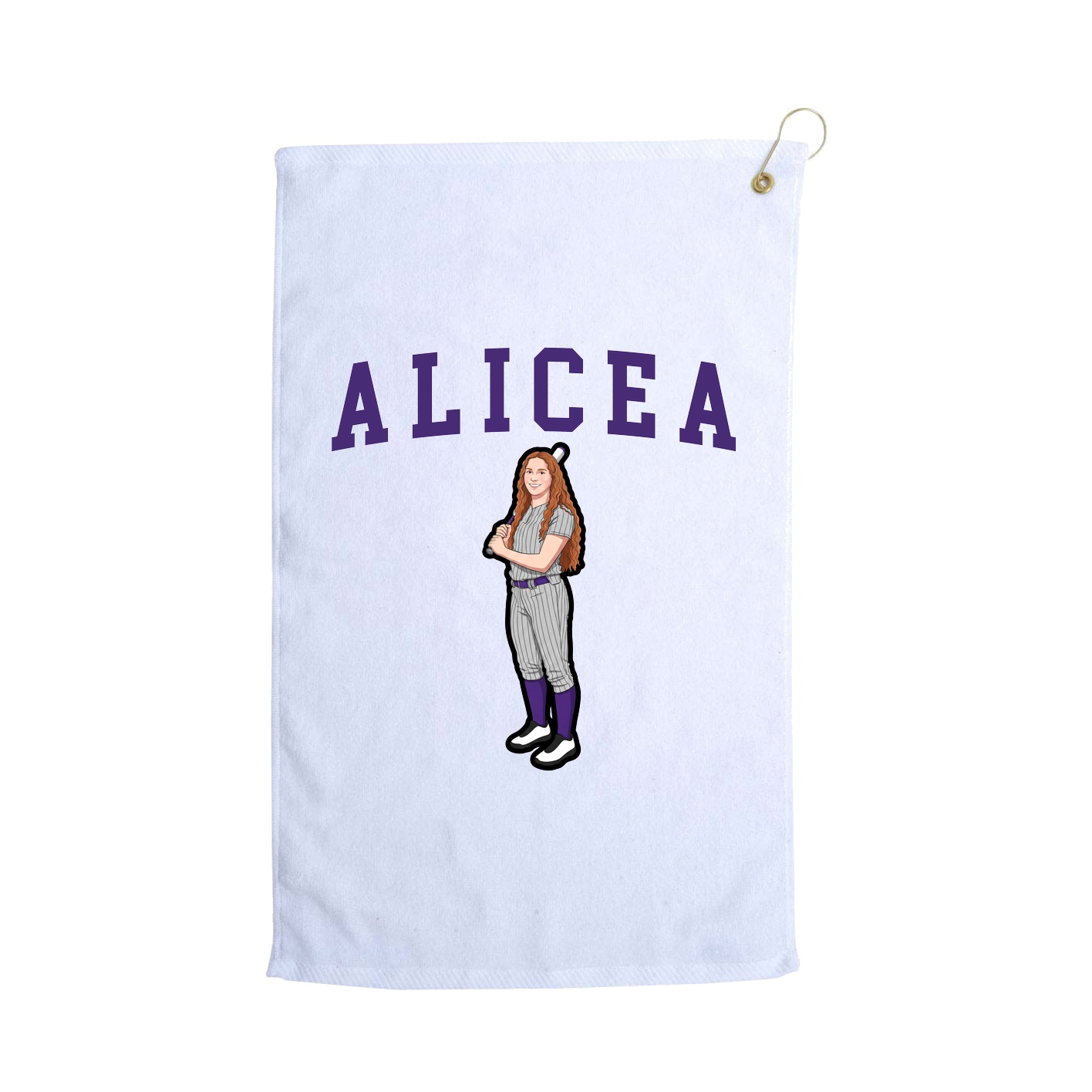 Golf Towel — Shirsey in White