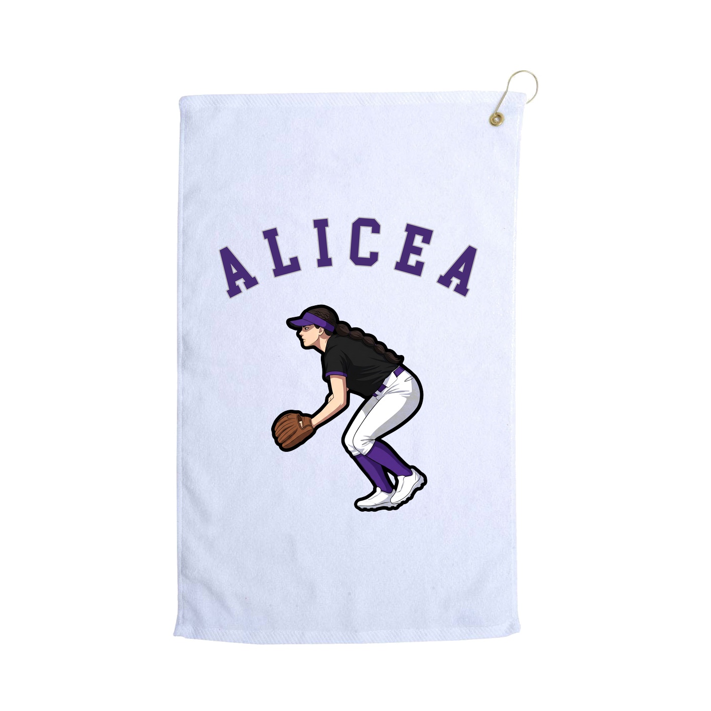 Golf Towel — Shirsey Arch in White