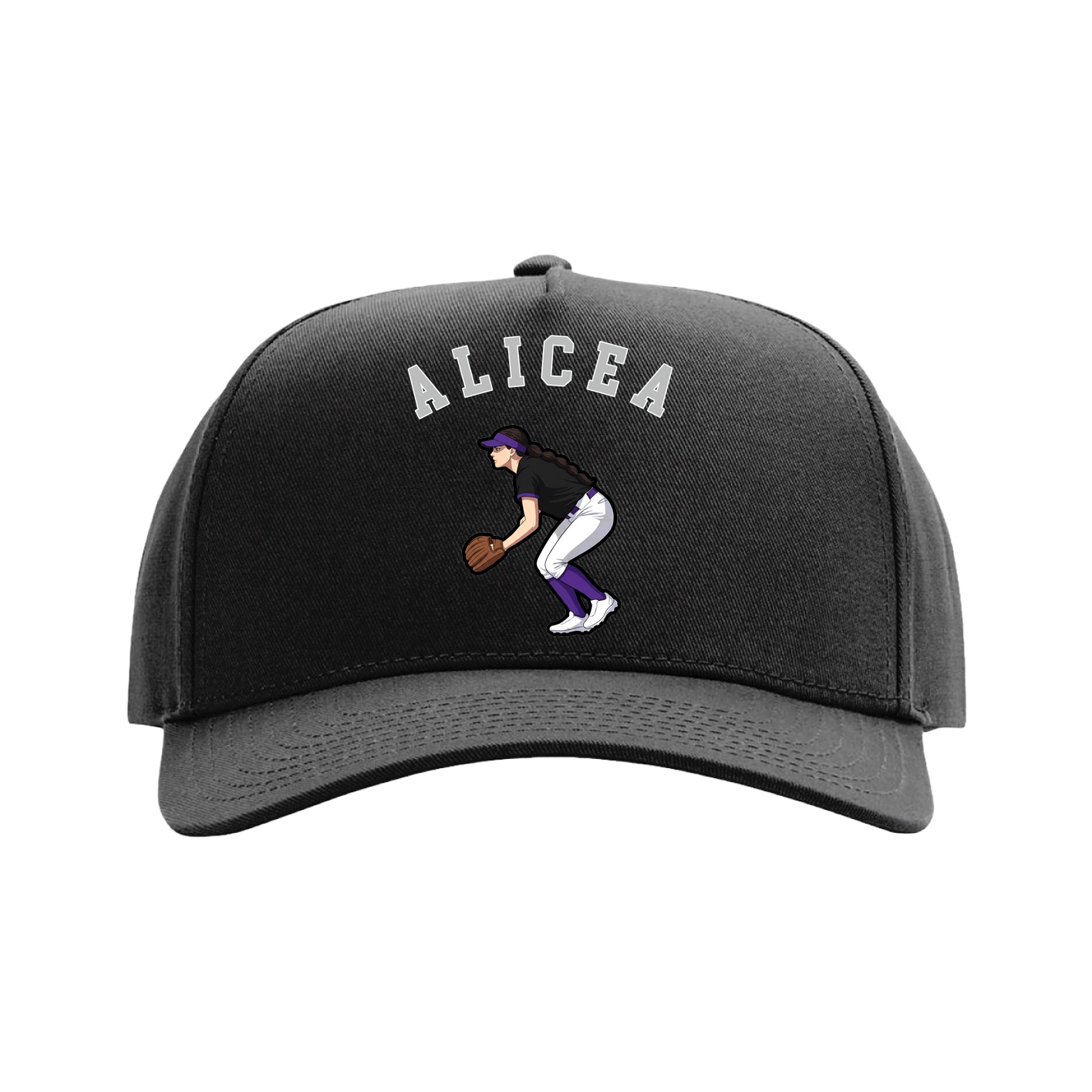Full Fabric Five-Panel Champ Cap