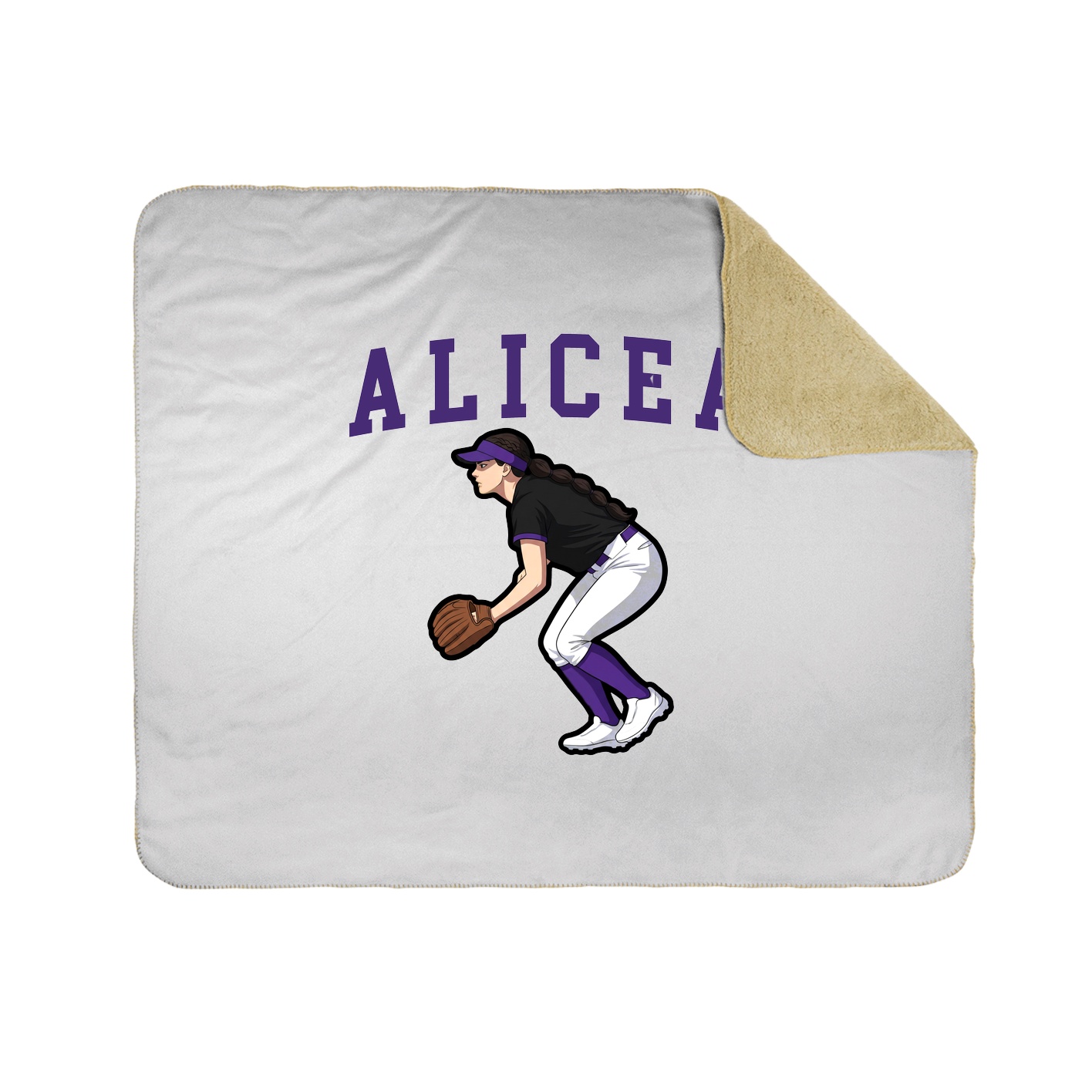 Throw Blanket — Shirsey in White