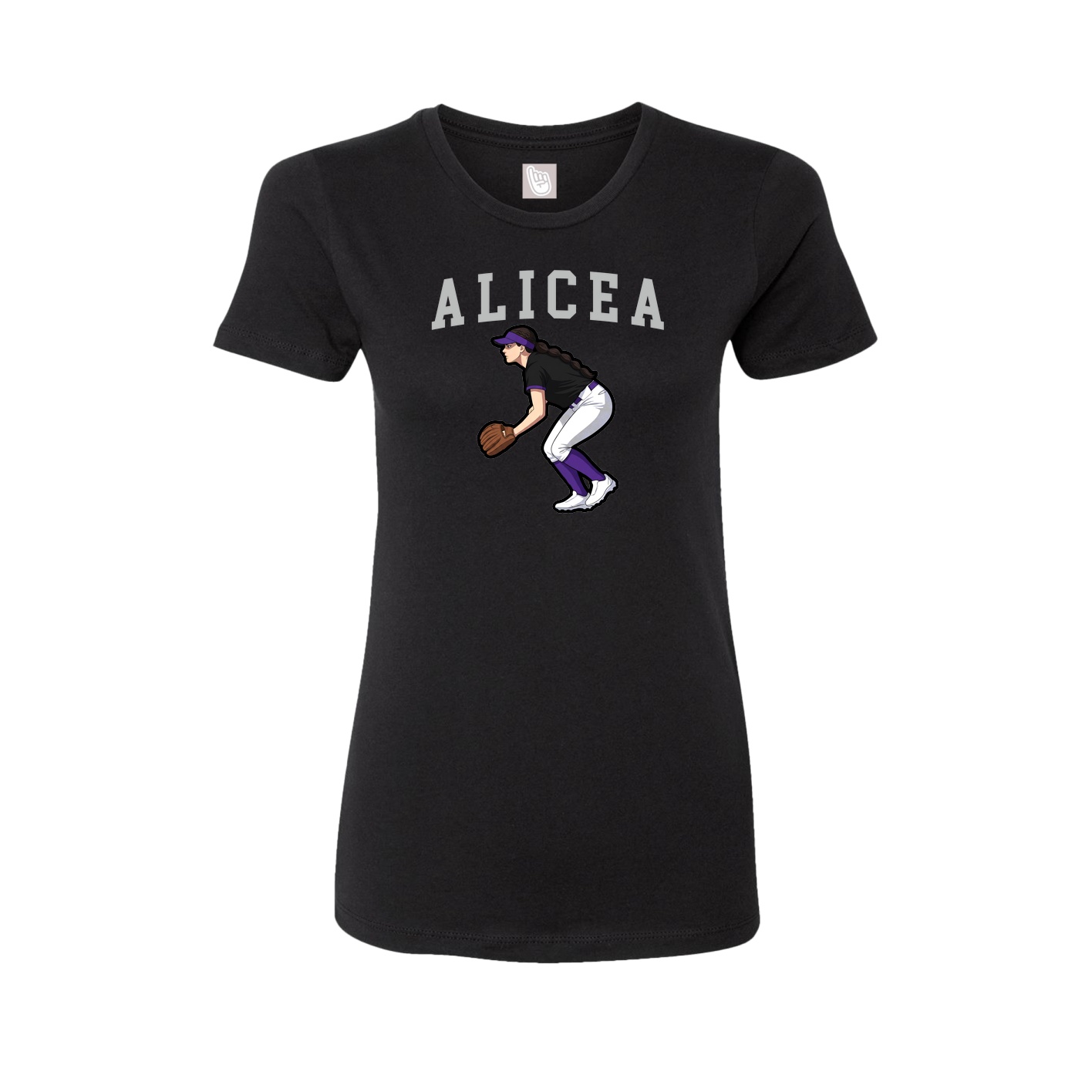 Fitted Women's Tee — Shirsey in Black