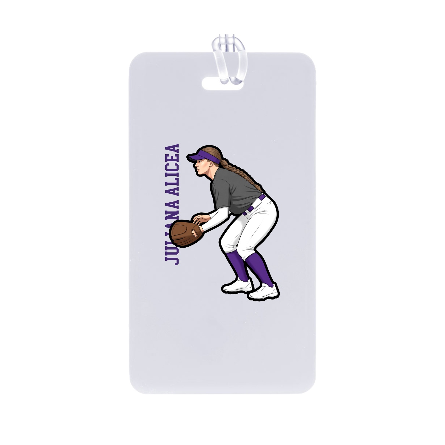 Bag Tag — Name Vertical in Classic