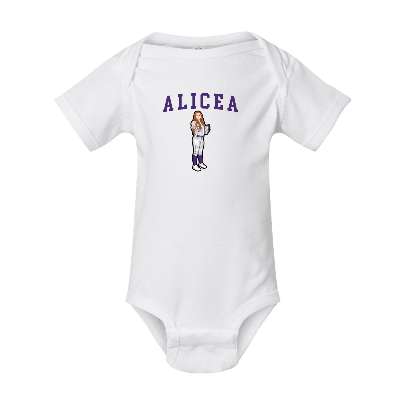 Baby Onesie — Shirsey in White