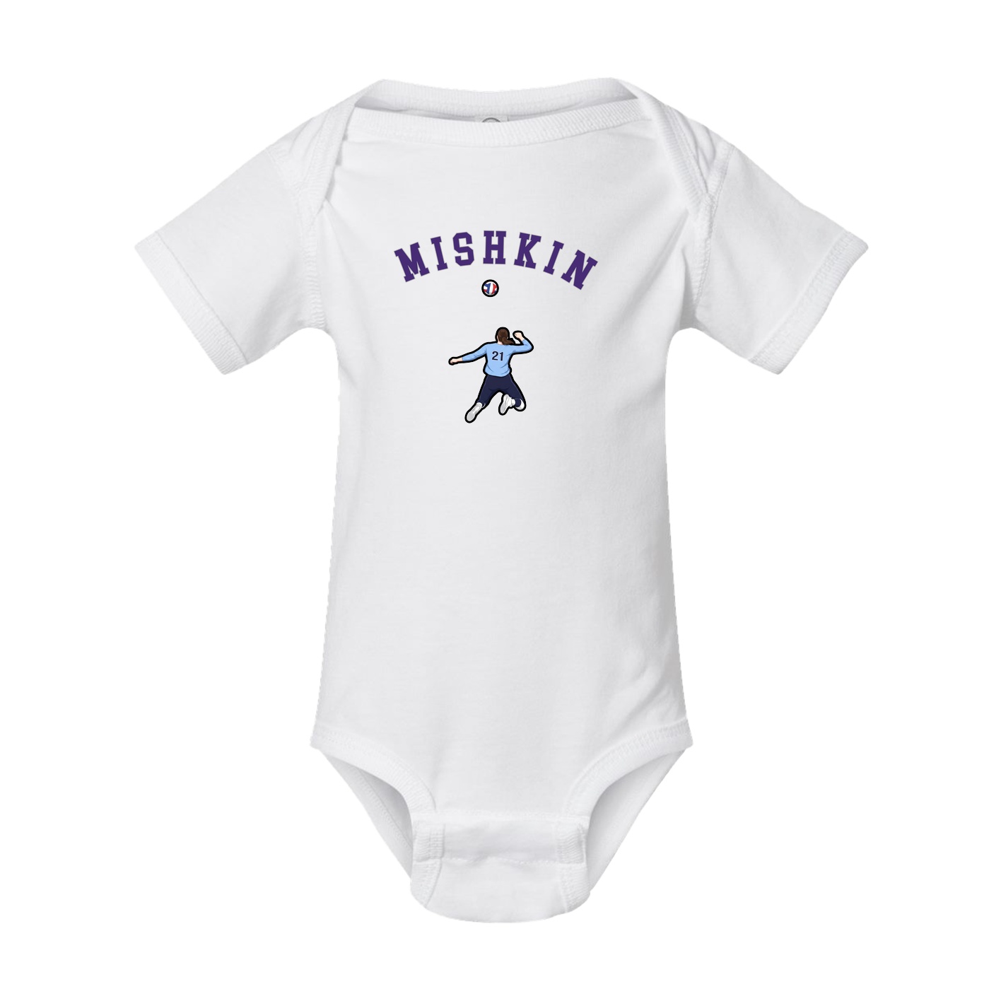 Baby Onesie — Shirsey Arch in White