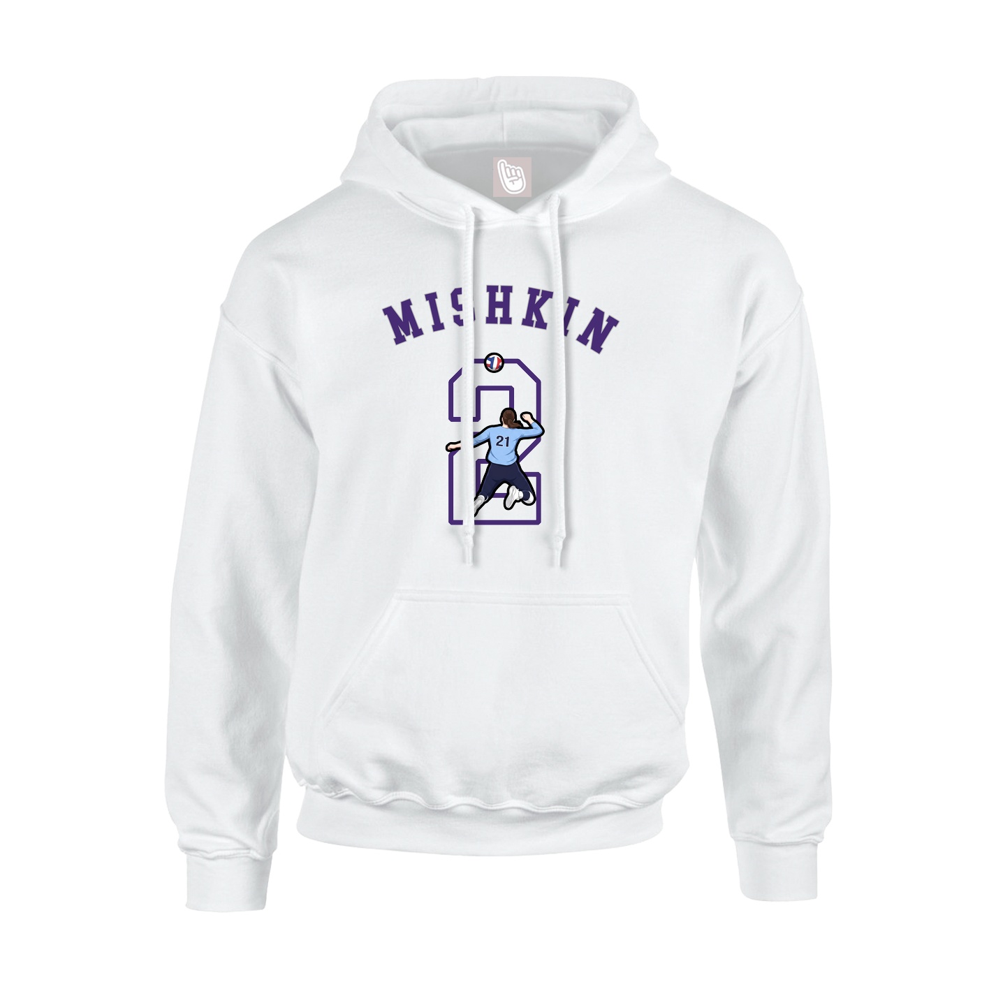 Youth Hoodie — Shirsey Arch in White