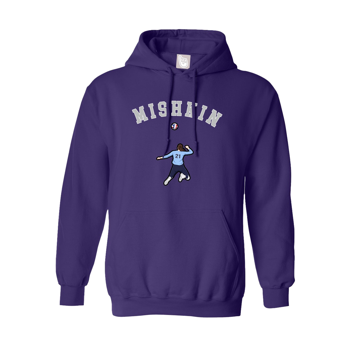Youth Hoodie — Shirsey Arch in Purple