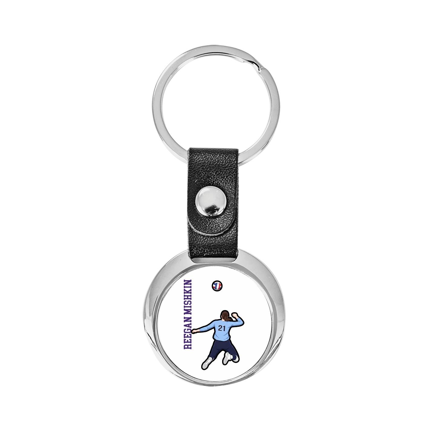 Key Chain — Name Vertical in Classic