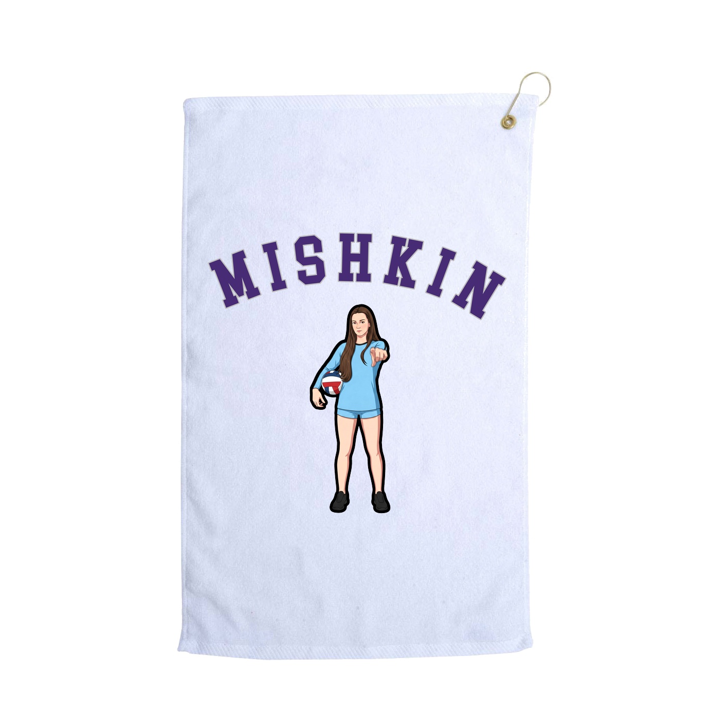 Golf Towel — Shirsey Arch in White