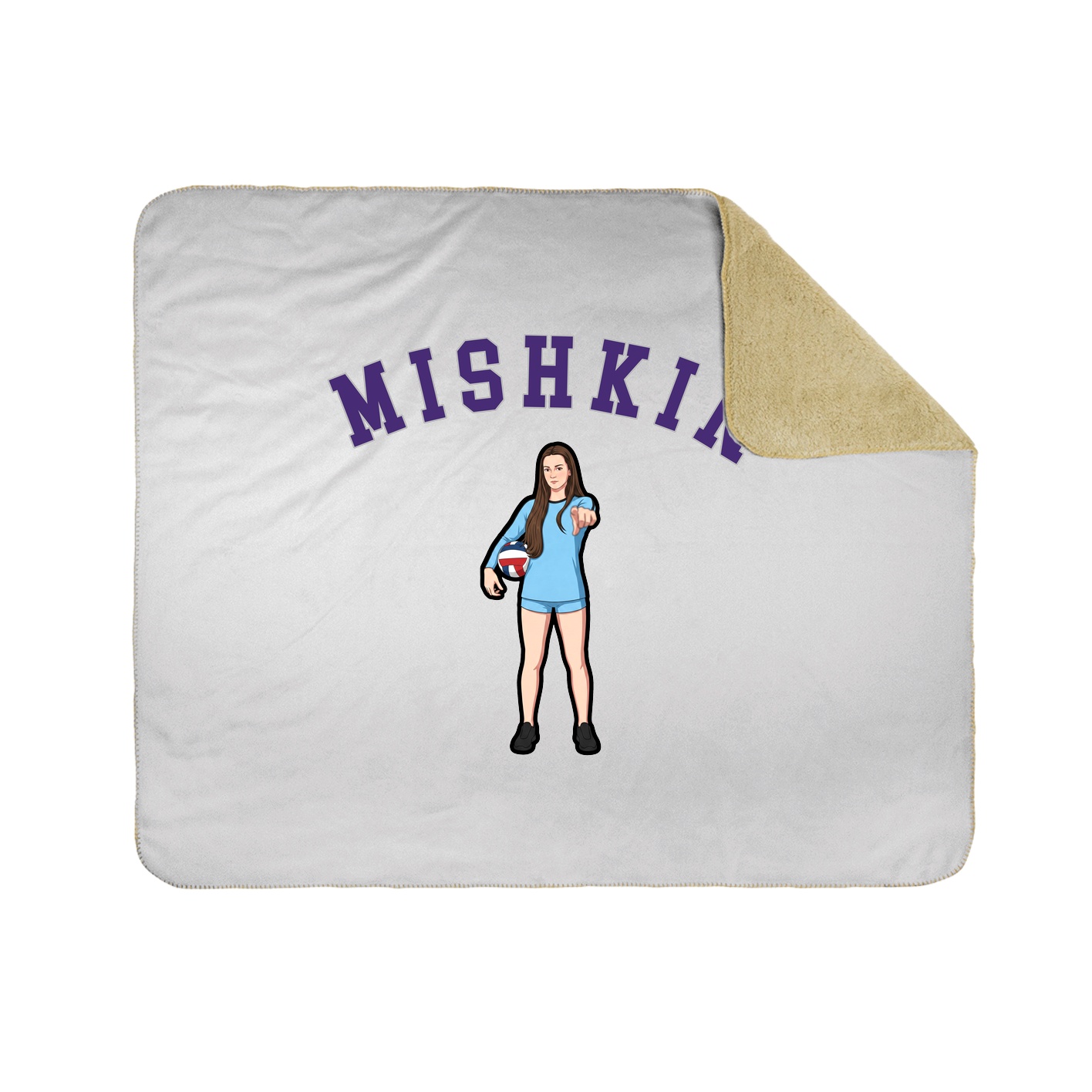 Throw Blanket — Shirsey Arch in White