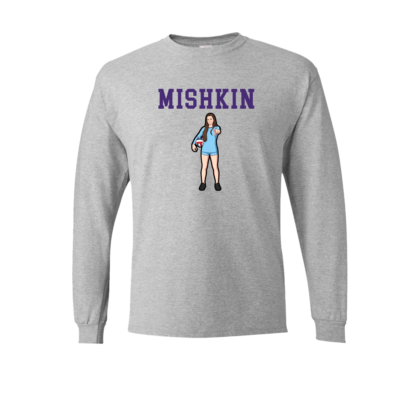 Long Sleeve Tee — Shirsey in Grey
