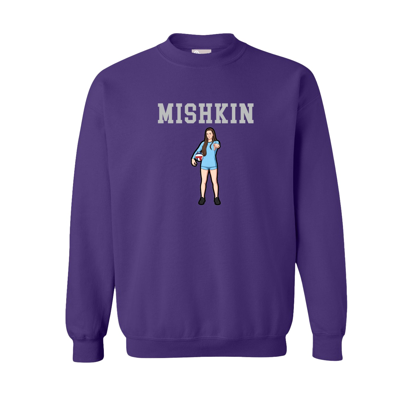 Fleece Crew — Shirsey in Purple