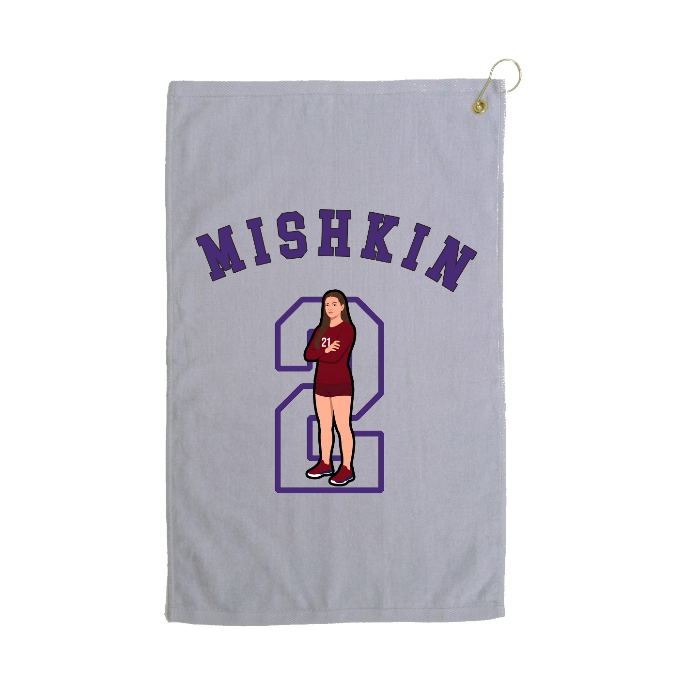 Golf Towel — Shirsey Arch in Grey