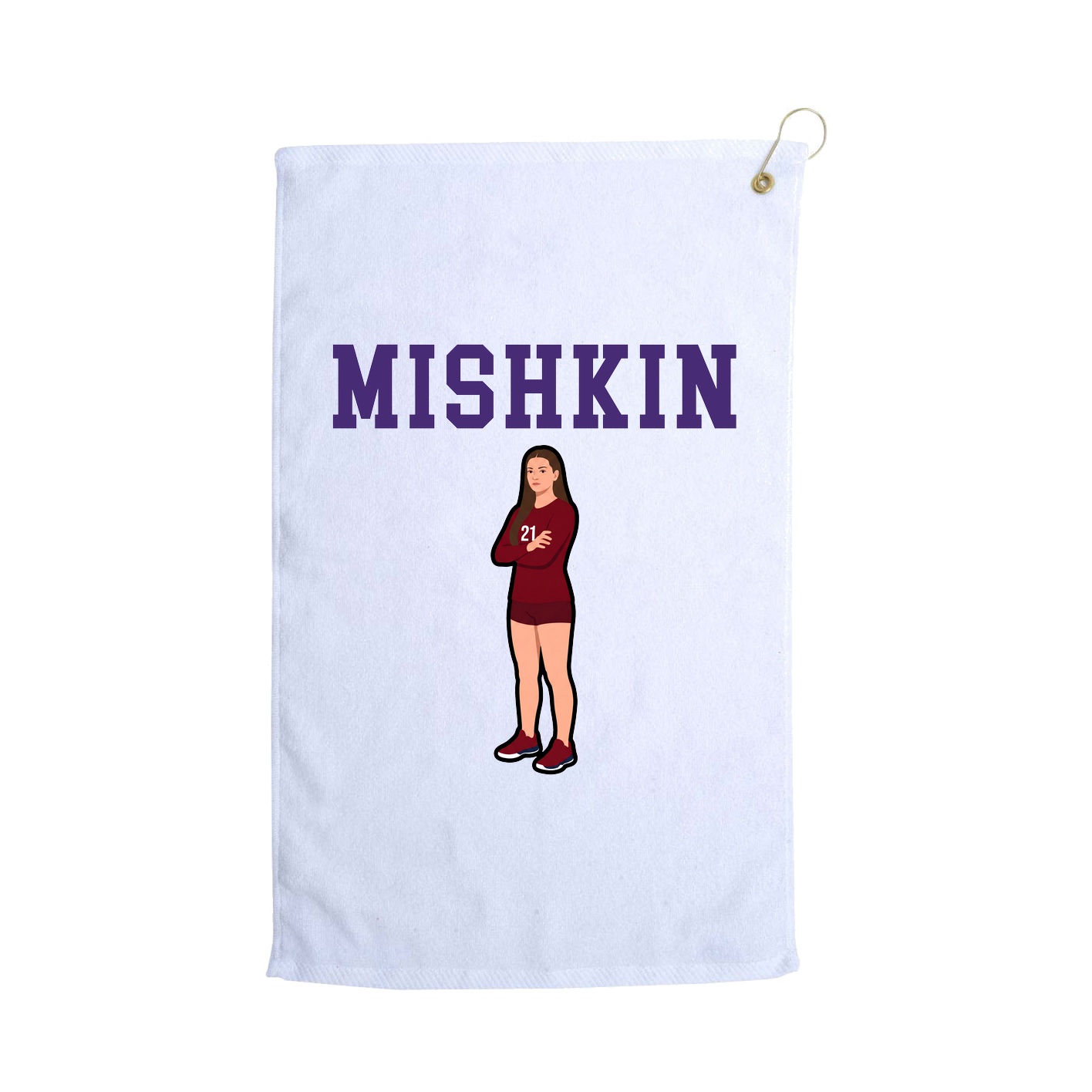 Golf Towel — Shirsey in White
