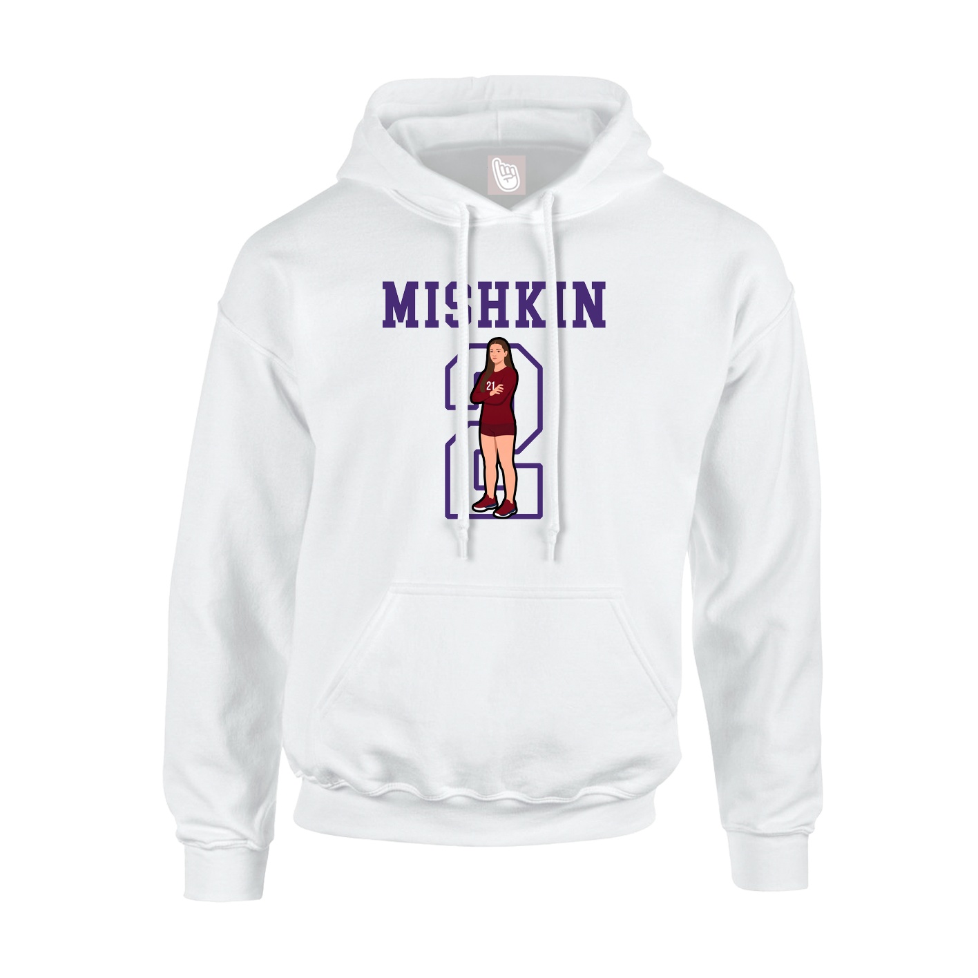 Hoodie — Shirsey in White